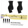 Toyvian 4pairs Professional Stroller Hooks Multi-Function Stroller Hooks Rotation for Diaper Bags Mom Attachment view 3