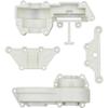 Associated 31943 6x6 Motor Mount Gearbox Case Set Natural view 1