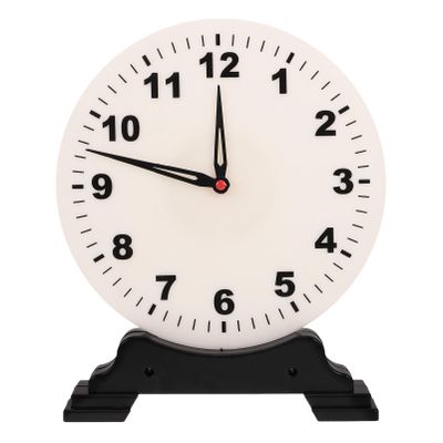 BESPORTBLE Boys and Girls Cognition Clock Model Plastic Teaching Clock for Math Learning for Classroom Use Educational Tool for Toddlers and Preschoolers
