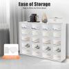 20 Pack Shoe Storage Box - Clear Plastic Shoe Organizerfor Closet Entryway - Thicken Stackable Shoe Rack - Functional Sneaker Containers, Toy Storage Organizer Bins, Easy to Assam view 3