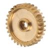 Brass Mod 0.8 Spur Gear 30 Tooth for Industrial Robot Part 430500250030 Applicable Scene Servo Gear view 3