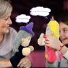 6 PCS Puppet Set 12 Inch, Fairy Tale Members Elf Plush Puppets Toddlers Princess Hand Puppet for Kids Ages,Soft Puppets for Storytelling Teaching Preschool Role Play Puppet Toy for Boy Girls view 4