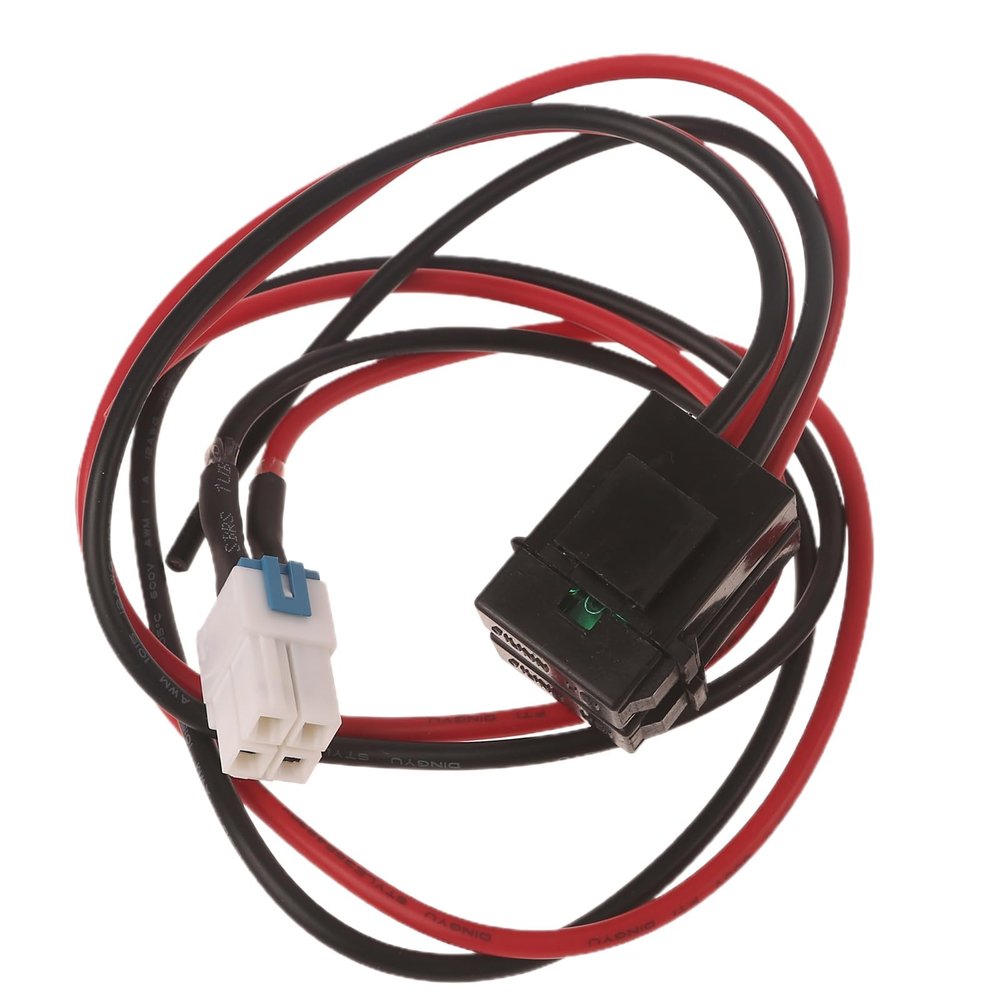 HapGlan &Metal 4pin 12AWG Power Supply Wires for for IC-7100 IC7300 IC-7000 IC-7610 Alinco