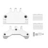 QTUONVD RC Upgrade Parts for MN128 MN86 MN86S MN86K MN86KS for MN for G500 1/12 RC Crawler Car Upgrade Parts Metal Pull Rod Mount for Seat and Servo Mount Bracket(Silver) view 1