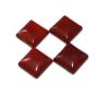 10Pcs / Lot 16mm Natural Square Agates Tiger Eye Jades Stone Beads Pendant for DIY Accessories Necklace,Tiger Eye,16mm 10Pcs view 2