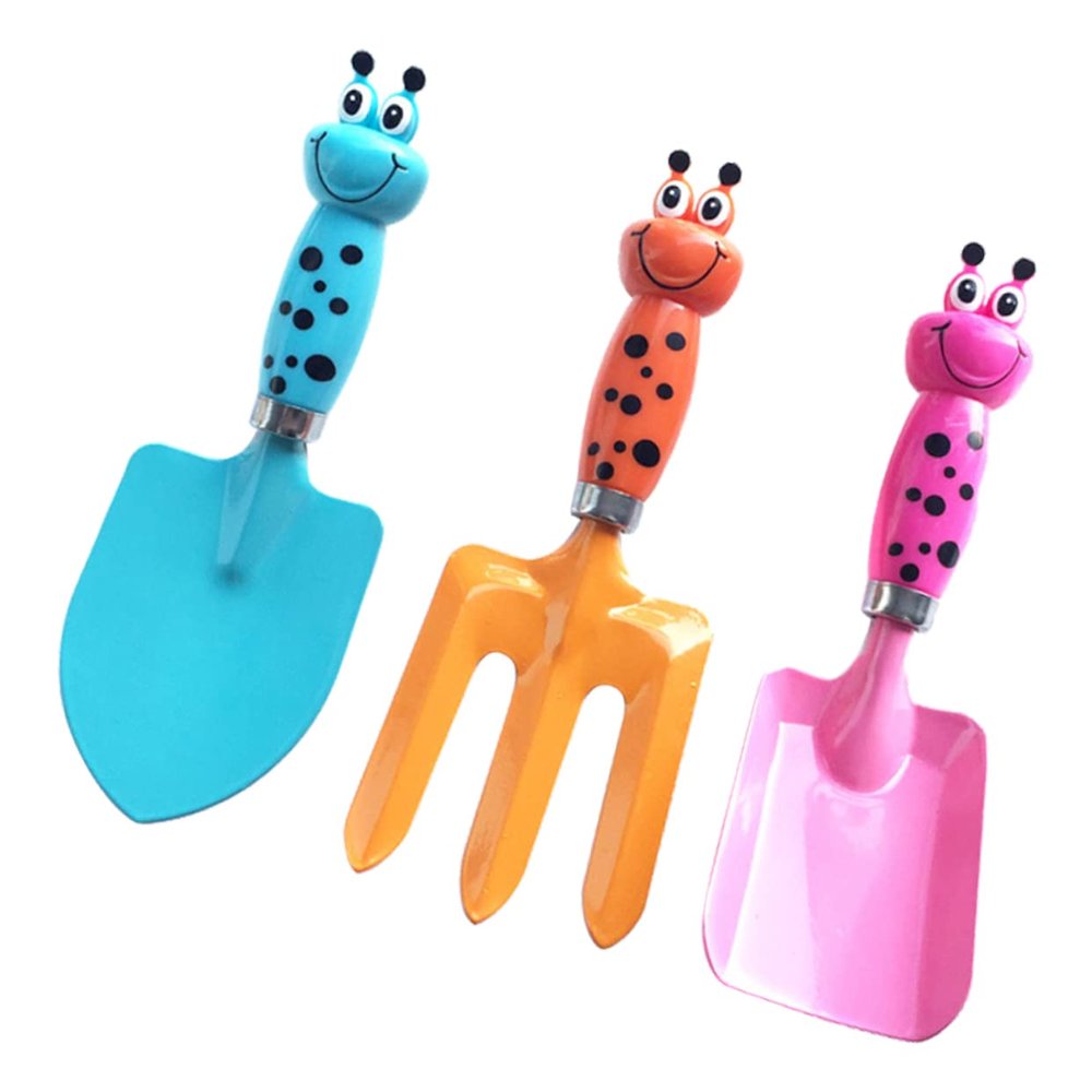 FOYTOKI Owning Break Resistance Boys and Girls Gardening Set Compact Portable Trenching Shovel