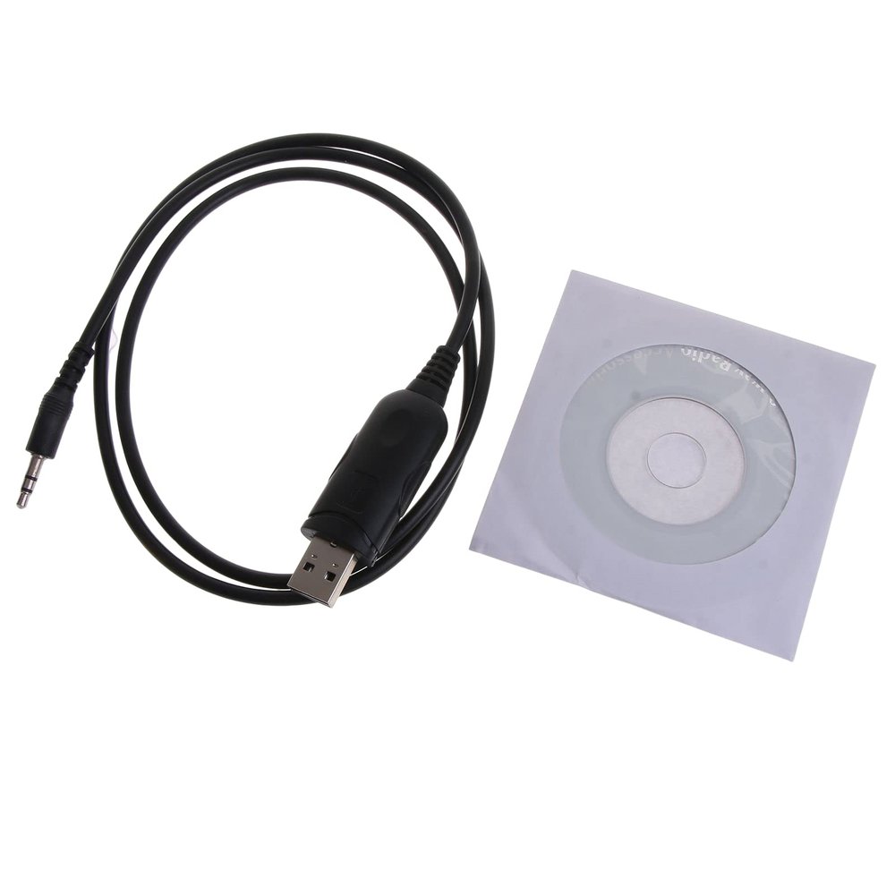 HapGlan Lightweight Two Way Radio Programming Cable USB Programming Cable Cord Used for QYT KT-8900 KT-UV980 KT8900R KT-8900R