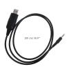 HapGlan Lightweight Two Way Radio Programming Cable USB Programming Cable Cord Used for QYT KT-8900 KT-UV980 KT8900R KT-8900R view 3