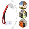 HapGlan Easy to Use 4 Pin to 6 Pin Shortwave Radio Power Cord Adapter Cable for Outdoor Communication Amateur Radio Enthusiasts view 2