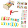 Interactive Shape Sorting Game with Hammering Pegs for Kids view 4