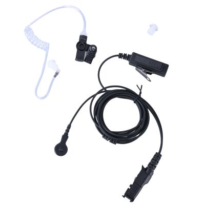 HapGlan Earpiece Headsets with Finger Button Mic for Two-Way Radio Walkies for DEP550 DEP570 DP2000 DP2400