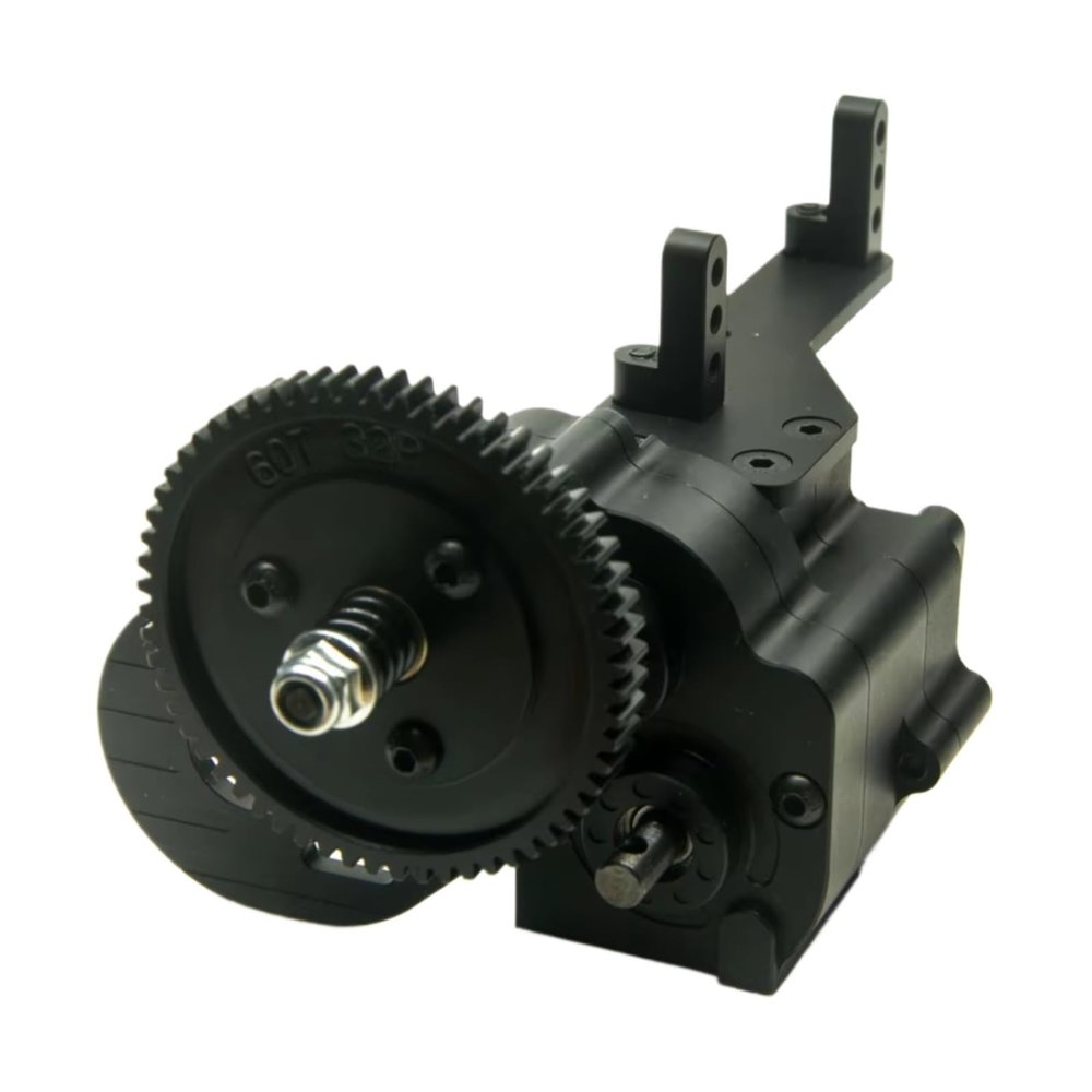 QTUONVD for Axial for Wraith for SCX10 1/10 Metal 2 Speed Gearbox Transmission Motor Gear RC Crawler Car Upgrade Parts RC Upgrade Parts(Gearbox)