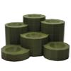 Tiered Marble Display for 1" Marbles Spheres or Orbs (Army Green) view 1