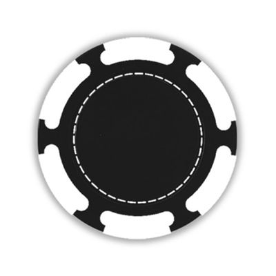 100 Custom Poker Chips, 9 Colors Plastic Blank Poker Chips, Custom Poker Chips with Logo, Image, Text, Double Side Full Color Printing Custom Tokens for Bar, Casino Night, Events (Black, 40MM)