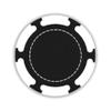 100 Custom Poker Chips, 9 Colors Plastic Blank Poker Chips, Custom Poker Chips with Logo, Image, Text, Double Side Full Color Printing Custom Tokens for Bar, Casino Night, Events (Black, 40MM) view 1