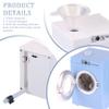 1:12 Scale Mini Washer Machine Rechargeable Dollhouse Furniture Openable Lid Drain Pipe Micro Landscape Decoration view 3
