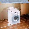 1:12 Scale Mini Washer Machine Rechargeable Dollhouse Furniture Openable Lid Drain Pipe Micro Landscape Decoration view 4
