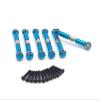 RC Car Upgrade Parts for HS 18302 18301 18311 18312 18321 18322 1/18 Metal Link Rod Tie Rod Linkage RC Car Upgrade Parts Modification Accessories 6pcs(Blue) view 1