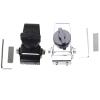 HapGlan Anti-Theft Bracket Mount Clip Adjustable Stainless Steel for Mobile Car Radio Theftproof Security Holder view 4