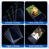 200 Count Card Sleeves Hard Plastic, Sooez 35PT Card Holder, 3" x 4" Baseball Card Protector, Rigid Card Case for Collectible Game Cards, Standard Size Trading Sports Football Cards view 4