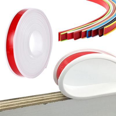 1M Self-Adhesive U-Shaped Rubber Edge Trim - Flexible TPE Edge Protector for Cabinets, Tables, and Wardrobes(White,32mm)
