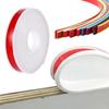1M Self-Adhesive U-Shaped Rubber Edge Trim - Flexible TPE Edge Protector for Cabinets, Tables, and Wardrobes(White,32mm) view 1