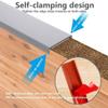 1M Self-Adhesive U-Shaped Rubber Edge Trim - Flexible TPE Edge Protector for Cabinets, Tables, and Wardrobes(White,32mm) view 2