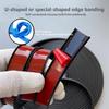 1M Self-Adhesive U-Shaped Rubber Edge Trim - Flexible TPE Edge Protector for Cabinets, Tables, and Wardrobes(White,32mm) view 3