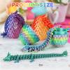 8PCS 3D Printed Dragon Eggs with Dragon Inside, Easter Egg Stuffers, Articulated Dragon Fidget Toy for Teen Boy Kid, Easter Mythical Pieces Dragon in Egg Gifts for Boys view 2
