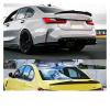 2020 21 22 23 Compatible for BMW 3 Series G20 G80 M3 320i 325i 328i Carbon Fibe Rear Trunk Lid Boot Ducktail Spoiler Wings Car Accessories view 2