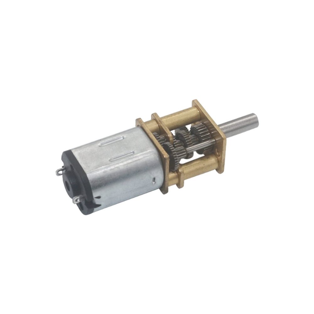 15RPM to 6000RPM 6V 12V DC Geared Motor 3mm Shaft Mini Metal Gear Geared Motor N20 Geared Motor 3000RPM(12V 200RPM)