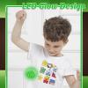 YSBJKWCF 24 Pack Back to School Gifts Green Pixel-Themed LED Light Up Yo Yo Balls Party Favors LED Lighted Yo Yo Bulk Pixel Theme Toy for Girls Boys view 4