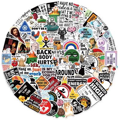 100Pcs Cute Prank Meme Stickers Funny Meme Sticker for Water Bottles Funny Laptop Luggage Computer Scrapbooking Kids Teens Girls Boys Adults Toddlers Waterproof Aesthetic Sticker Vinyl Decals
