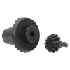 RC Car Parts Compatible with FMS K5 for FCX24 for Xiaoqi 1/24 Remote Control for Model Car Upgrade Accessories Harden Steel Bevel Gear(Black,2 Pair) view 3