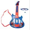 Lexibook, Spider-Man, Light-Up Electronic Guitar with Microphone, Glasses with Microphone, melodies, 2 Game Modes, MP3 Input, Blue/red, K260SP view 1