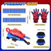 2 Sets Superhero Web Shooters for Kids Age 8-12, Adjustable Wrist Launcher Slinging Toy Set with 40 Darts,Ideal Birthday for Boys & Girls Imaginative Role-Play Costume Accessory view 3