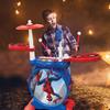 Lexibook, Spider-Man, Electronic Set for Children, Musical Toy Game, Realistic Drum Sound, 8-Keys Keyboard, MP3 Plug, seat Included, Blue/red, K610SP view 2