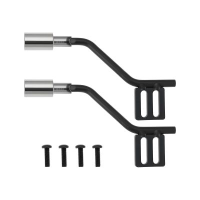 The Lord of the Tools 1Pair Metal RC Car Simulation Decoration Exhaust Pipe Accessories Compatible with Axial 1/10 Scx10