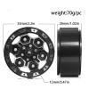 1.9''Tires Super Grip Sticky Tyre OD 118mm / 4.64''& 1.9 Beadlock wheels Hex 12mm Compatible with 1/10 Crawler TRX4 SCX10 Redcat Gen8 4pcs(4pcs Green) view 4