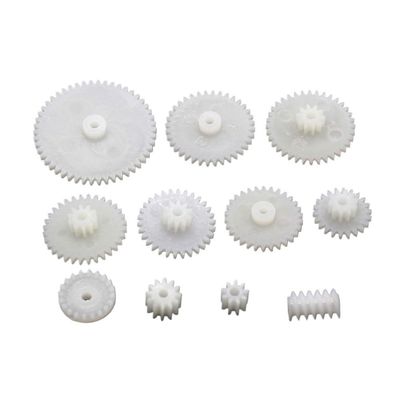 0.5M DIY Plastic Gear Set for Craft Projects, 46-Piece Kit with Multiple Gears & Accessories(11 Plastic Gear Packs)