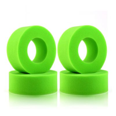 4 pcs 1.9'' Tire Inserts Soft Outer Foam Inserts Compatible with 1.9inch Tires RC Crawler SCX10 90046 TRX4(4pcs green)
