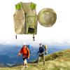 Explorer Vest and Hat Set for Kids Outdoor Activities, Green view 4