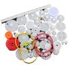 0.5M DIY Plastic Gear Set for Craft Projects, 46-Piece Kit with Multiple Gears & Accessories(60 Gear Packs) view 1