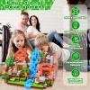 100PCS Magnetic Blocks - Magnetic Blocks for Kids Ages 3 4 5 6 7 8, Stacking Magnets for Kid, Magnetic Building Block for Kids Ages 4-8, Birthday Gifts for 3-10 Year Old Boys Girls, STEM Learning Toy view 3