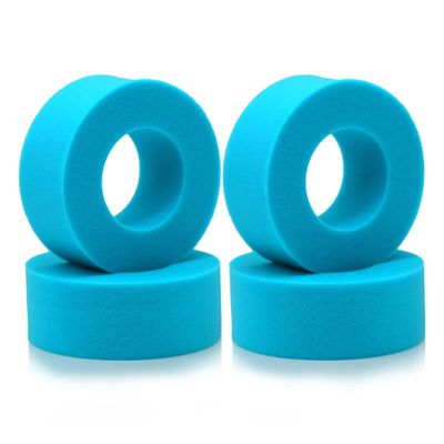 4 pcs 1.9'' Tire Inserts Soft Outer Foam Inserts Compatible with 1.9inch Tires RC Crawler SCX10 90046 TRX4(4pcs blue)