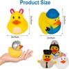 100PCS Rubber Ducks, Random Assortment Ducks Bulk, 2 Inch Mini Rubber Duckies for Toddler Bath Toys, Kids Bath Pool Toys Birthday Gifts Party Favors view 2