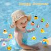 100PCS Rubber Ducks, Random Assortment Ducks Bulk, 2 Inch Mini Rubber Duckies for Toddler Bath Toys, Kids Bath Pool Toys Birthday Gifts Party Favors view 4