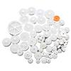 0.5M DIY Plastic Gear Set for Craft Projects, 46-Piece Kit with Multiple Gears & Accessories(64 Gear Packs) view 1