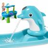 Dolphin Shaped Water Table Pump, Cordless Rechargeable Pump for Water Tables, 3 Hours Non-Stop Water Fountain Play, Easy Tool-Free Installation, Water Play Accessories for Toddlers & Kids view 1