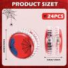 YSBJKWCF 24 Pack Spider-Themed LED Light Up Yo Yo Balls Party Favors for Kids, Back to School Classroom Prizes, Superhero Yo Yo Bulk Toys for Boys Girls view 2